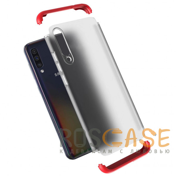 Изображение Красный GKK LikGus Матовый пластиковый чехол 360 градусов для Samsung Galaxy A50 / A50s / A30s