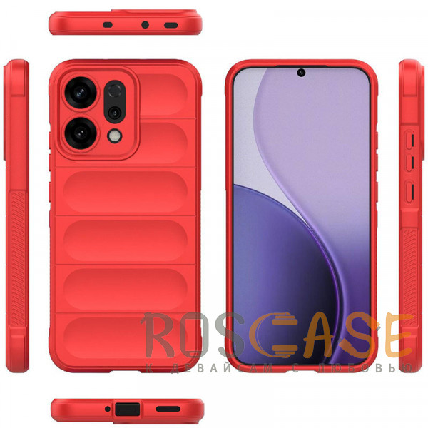 Фото Красный Flex Silicone | Противоударaный чехол для Huawei Nova 14 с защитой камеры и микрофиброй