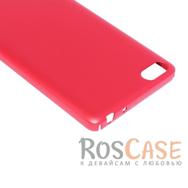 Фото Красный Joyroom | Матовый soft-touch чехол для Xiaomi Mi 4i / Mi 4c с защитой торцов