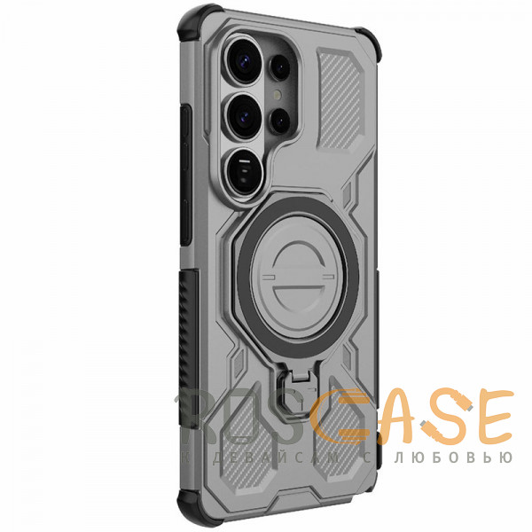 Фото Серый Magnus | Противоударный чехол с Magsafe для Samsung Galaxy S26 Ultra