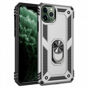 Противоударный чехол Serge Ring под магнитный держатель  для iPhone 11 Pro Max