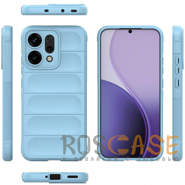 Фото Голубой Flex Silicone | Противоударaный чехол для Huawei Nova 14 с защитой камеры и микрофиброй