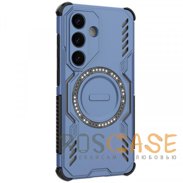 Фото Синий Mirage MagSafe | Противоударный чехол с поддержкой MagSafe для Samsung Galaxy S26