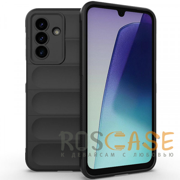 Фото Черный Flex Silicone | Противоударный чехол для Samsung Galaxy A17 с защитой камеры и микрофиброй