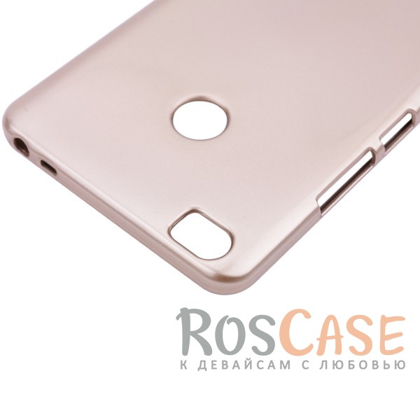Изображение Золотой Mercury Jelly Pearl Color | Яркий силиконовый чехол для для Xiaomi Mi Max