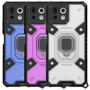 Honeycomb Armor | Противоударный чехол с защитой камеры и кольцом  для Xiaomi Mi 11 Lite