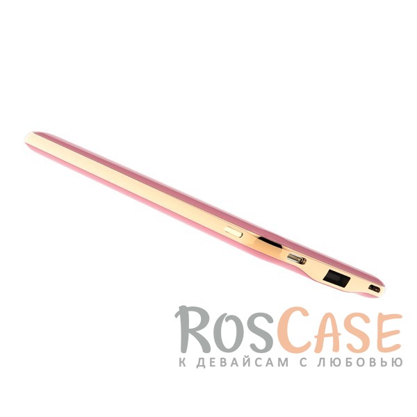 Изображение Розовый Тонкое портативное зарядное устройство 10000Mah 1 USB со встроенным LED индикатором заряда