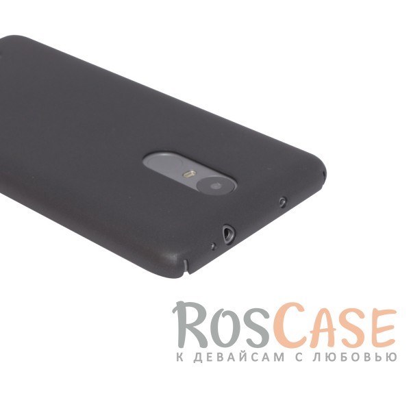 Фото Черный Joyroom | Матовый soft-touch чехол для Xiaomi Redmi Note 3/Redmi Note 3 Pro с защитой торцов