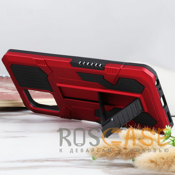 Изображение Красный Ironhide | Противоударный чехол-подставка для Realme C30 / С30S