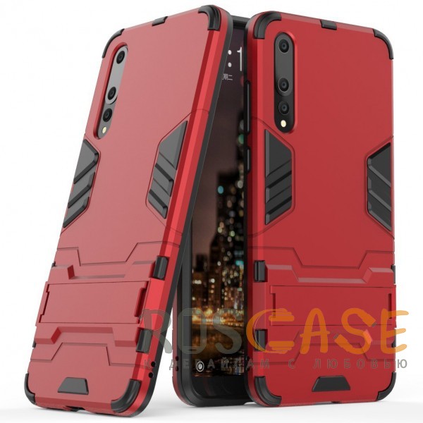 Фото Красный / Dante Red Transformer | Противоударный чехол для Huawei P20 Pro с мощной защитой корпуса