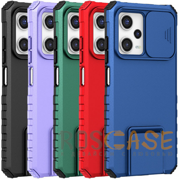 Фото CamShield Holder | Противоударный чехол-подставка для Xiaomi Redmi Note 12 5G / Poco X5 с защитой камеры