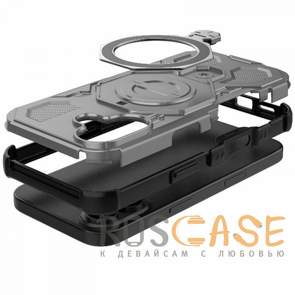 Фотография Серый Magnus | Противоударный чехол с Magsafe для iPhone 17