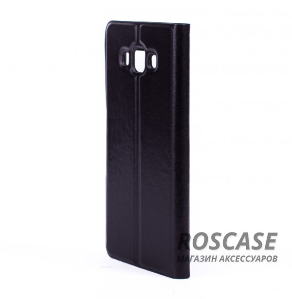 Фотография Черный Чехол-книжка с окошками для Samsung A700H / A700F Galaxy A7