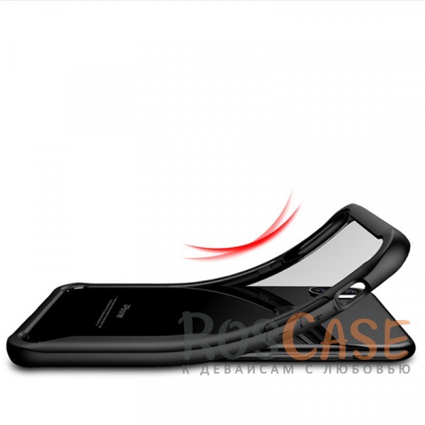 Фото Черный iPaky Luckcool | Чехол для iPhone X / XS с цветными силиконовыми вставками