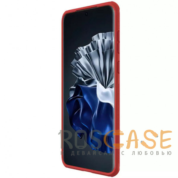 Изображение Красный Nillkin Super Frosted Shield Pro | Матовый чехол из пластика и ТПУ для Huawei P60 / P60 Pro