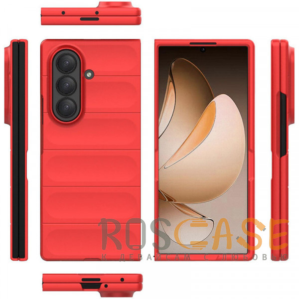 Фото Красный Flex Matte | Пластиковый чехол с Soft Touch покрытием для Samsung Galaxy Z Fold 7