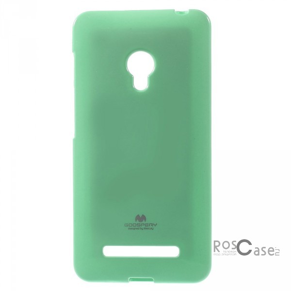 Фото Бирюзовый Mercury Jelly Pearl Color | Яркий силиконовый чехол для для Asus Zenfone 5 (A501CG)