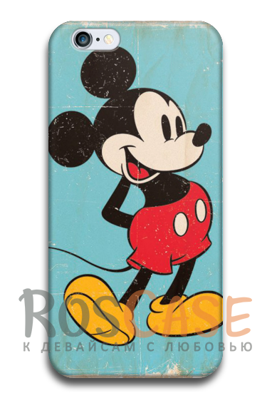Фото Микки Ретро Пластиковый чехол RosCase "Disney" для iPhone 4/4S
