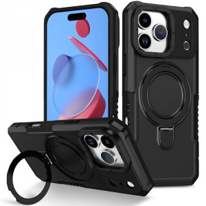 Magnetic Armor Ring | Противоударный чехол с MagSafe и кольцом  для iPhone 17 Pro Max