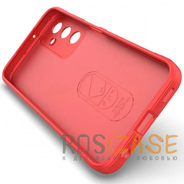 Изображение Красный Flex Silicone | Противоударный чехол для Samsung Galaxy A26 5G с защитой камеры и микрофиброй