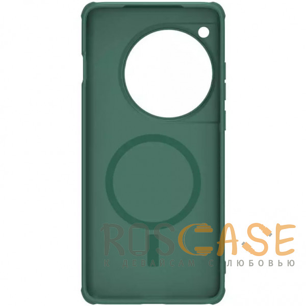 Фото Зеленый Nillkin Super Frosted Shield Magnetic | Пластиковый чехол с поддержкой магнитной зарядки Magsafe для OnePlus 12
