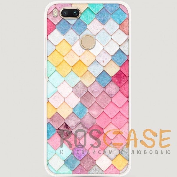 

RosCase | Силиконовый чехол для Xiaomi Mi 5X / Mi A1 (Нежные ромбики)