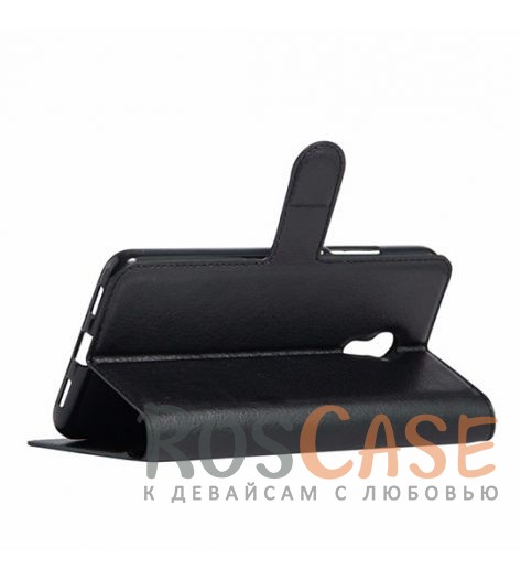 Фотография Черный Wallet | Кожаный чехол-кошелек с внутренними карманами для Meizu M3 Note
