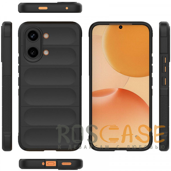 Фото Черный Flex Silicone | Противоударный чехол для Poco X8 Pro Max / Xiaomi Turbo 5 Max с защитой камеры