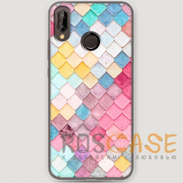 

RosCase | Силиконовый чехол для Huawei P20 Lite