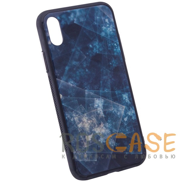 Изображение Изумрудный Ультратонкий чехол для iPhone X / XS со стеклянной поверхностью