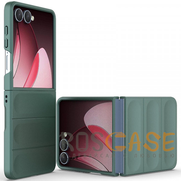 Фото Зеленый Flex Matte | Пластиковый чехол с Soft Touch покрытием для Samsung Galaxy Z Flip 7