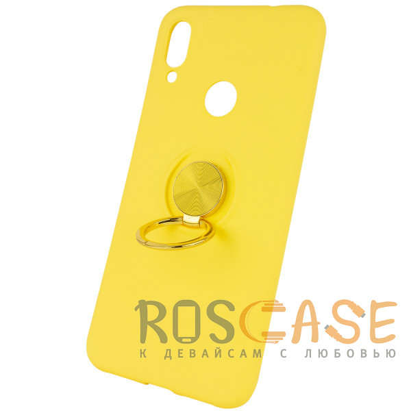 Изображение Желтый TPU чехол Summer ColorRing под магнитный держатель для Xiaomi Redmi 7