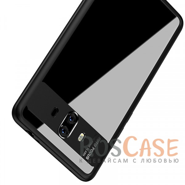 Фотография Черный / Black Rock Clarity | Прозрачный чехол для Huawei Mate 10 с противоударным бампером