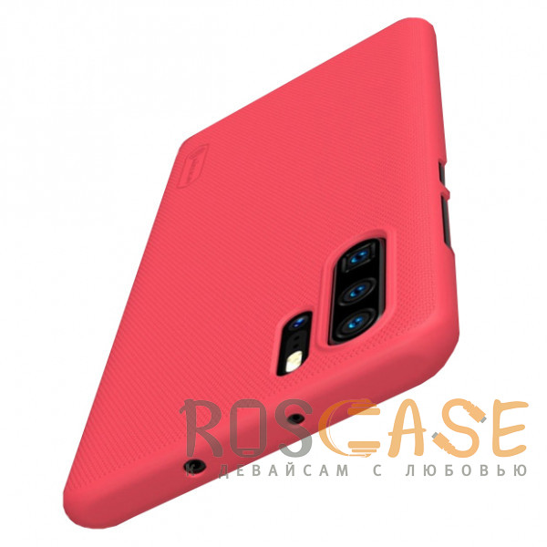 Изображение Красный Nillkin Super Frosted Shield | Матовый пластиковый чехол для Huawei P30 Pro