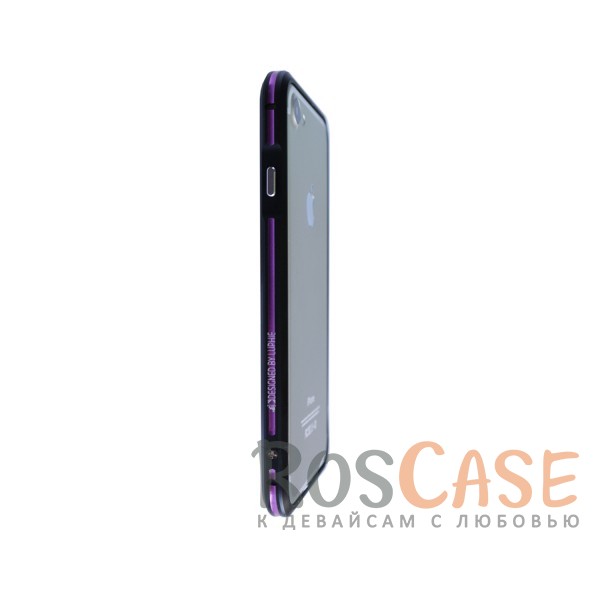 Изображение Черный / Фиолетовый LUPHIE Blade Sword | Двухцветный алюминиевый бампер для Apple iPhone 7 / 8 (4.7")