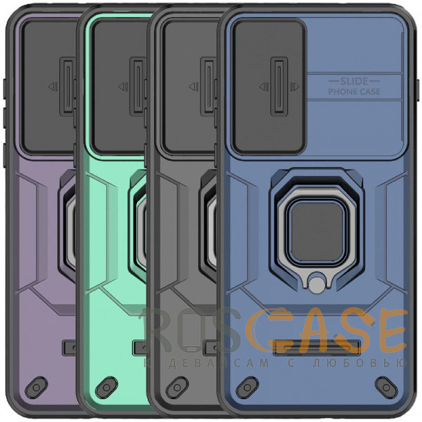 Фото Transformer Ring Holder | Противоударный чехол с кольцом и шторкой камеры для OnePlus Nord 5 5G / Ace 5 Ultra