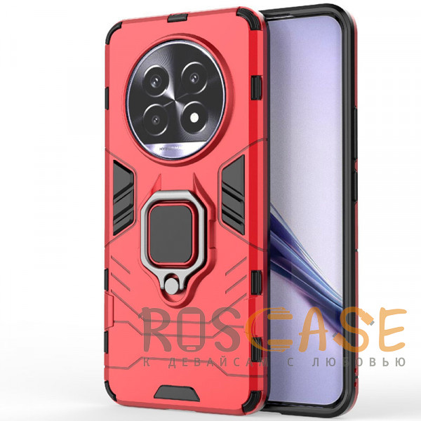 Фото Красный Transformer Ring | Противоударный чехол под магнитный держатель для Realme 13 Pro / 13 Pro Plus