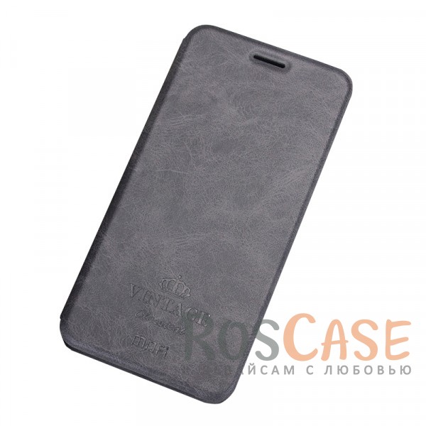 Фотография Темно-серый MOFI Vintage | Кожаный чехол-книжка с карманом для Xiaomi Redmi Note 5A Prime / Redmi  Y1