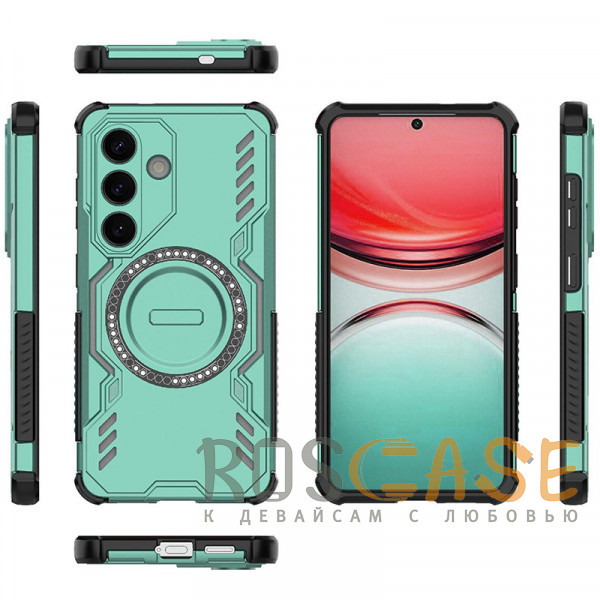 Фотография Зеленый Mirage MagSafe | Противоударный чехол с поддержкой MagSafe для Samsung Galaxy S26