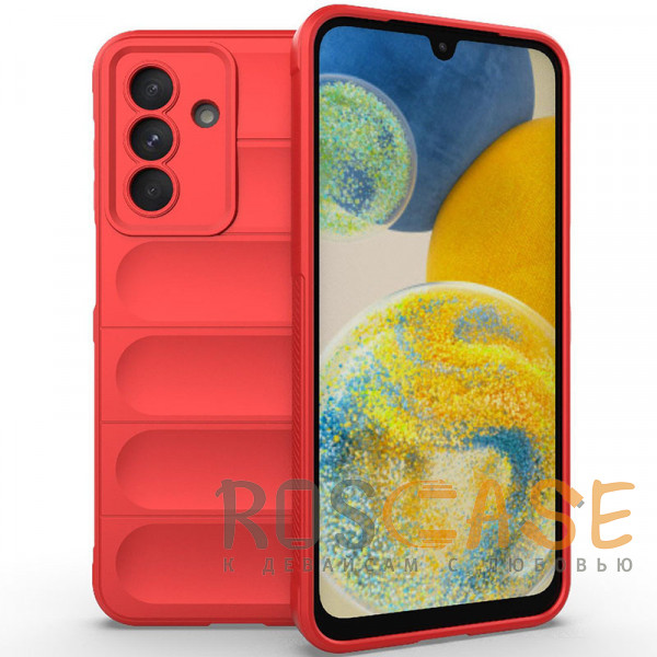 Фото Красный Flex Silicone | Противоударный чехол для Samsung Galaxy A26 5G с защитой камеры и микрофиброй
