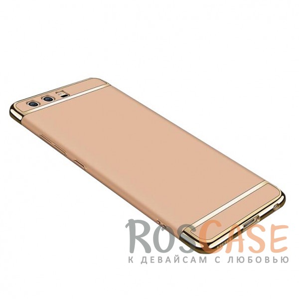 Фотография Золотой Пластиковый чехол MOFI Ya Shield с глянцевой вставкой цвета металлик для Huawei Honor 9