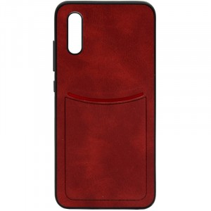 ILEVEL | Чехол с кожаным покрытием и с карманом-визитницей для Huawei P20