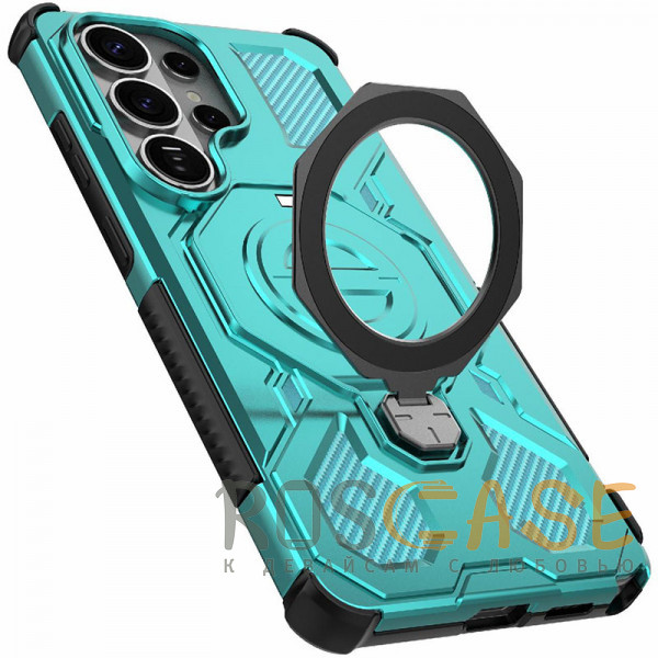 Фото Голубой Magnus | Противоударный чехол с Magsafe для Samsung Galaxy S26 Ultra