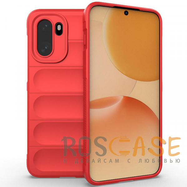 Фото Красный Flex Silicone | Противоударный чехол для OnePlus 15R / Ace 6 / 6T 5G с защитой камеры и микрофиброй