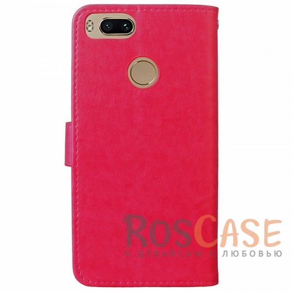 Изображение Розовый Чехол-книжка с узорами на магнитной застёжке для Xiaomi Mi 5X / Mi A1