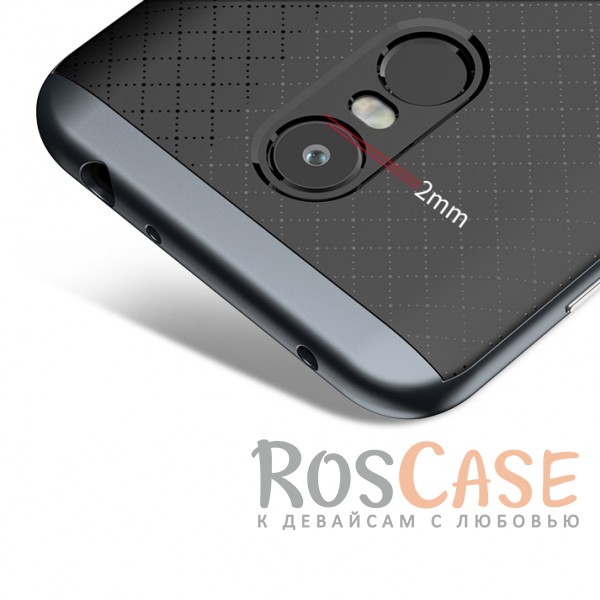 Фотография Черный / Серый iPaky Hybrid | Противоударный чехол для Xiaomi Redmi 5 Plus / Redmi Note 5 (Single Camera)