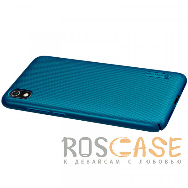 Изображение Бирюзовый / Peacock blue Nillkin Super Frosted Shield | Матовый пластиковый чехол для Xiaomi Redmi 7A
