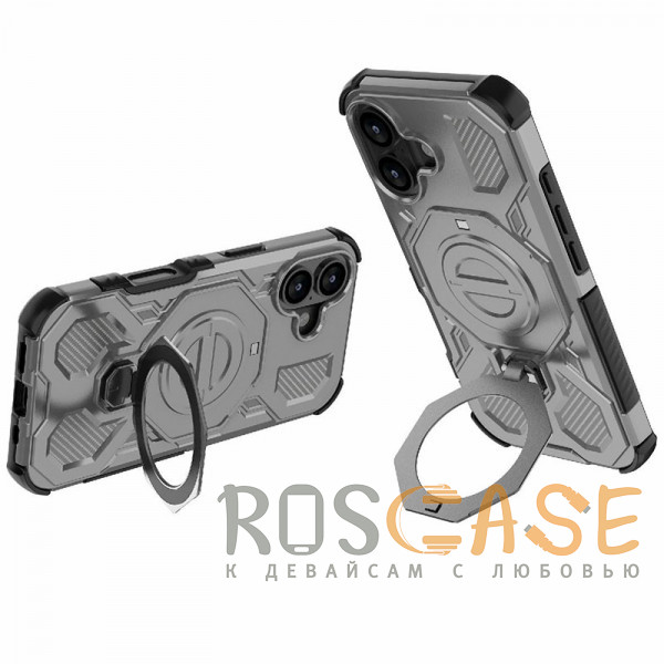 Фотография Серый Magnus | Противоударный чехол с Magsafe для iPhone 17