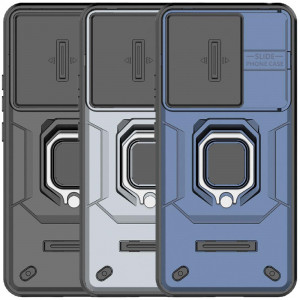 Transformer Ring Holder | Противоударный чехол с кольцом и шторкой камеры  для Xiaomi Redmi Note 14 4G