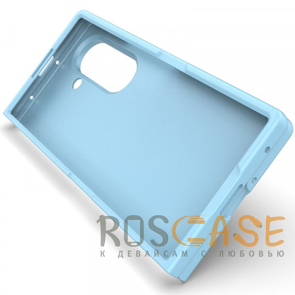 Изображение Голубой Flex Matte | Пластиковый чехол с Soft Touch покрытием для Samsung Galaxy Z Fold 7